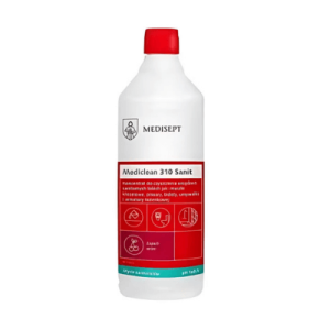 Mediclean 310 Sanit - preparat do mycia powierzchni sanitarnych - 1 Litr, MEDISEPT