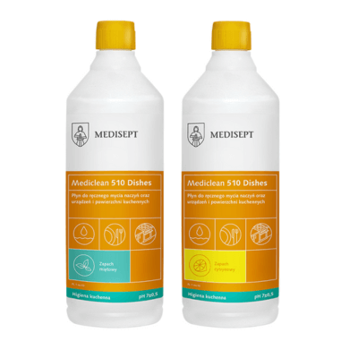 Mediclean 510 Dishes - płyn do mycia naczyń i powierzchni kuchennych, MEDISEPT
