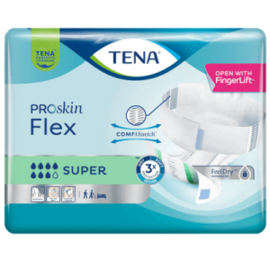 tena-pants-proskin-flex pieluchomajtki zapinane na rzepy dla dorosłych