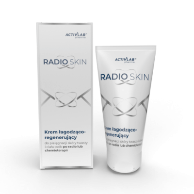 RADIOSKIN krem łagodzący do skóry i ciała pacjentów w trakcie terapii leczenia nowotworów