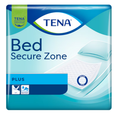 TENA Bed Secure Zone Plus | Podkłady na łóżko stosowane w nietrzymaniu moczu